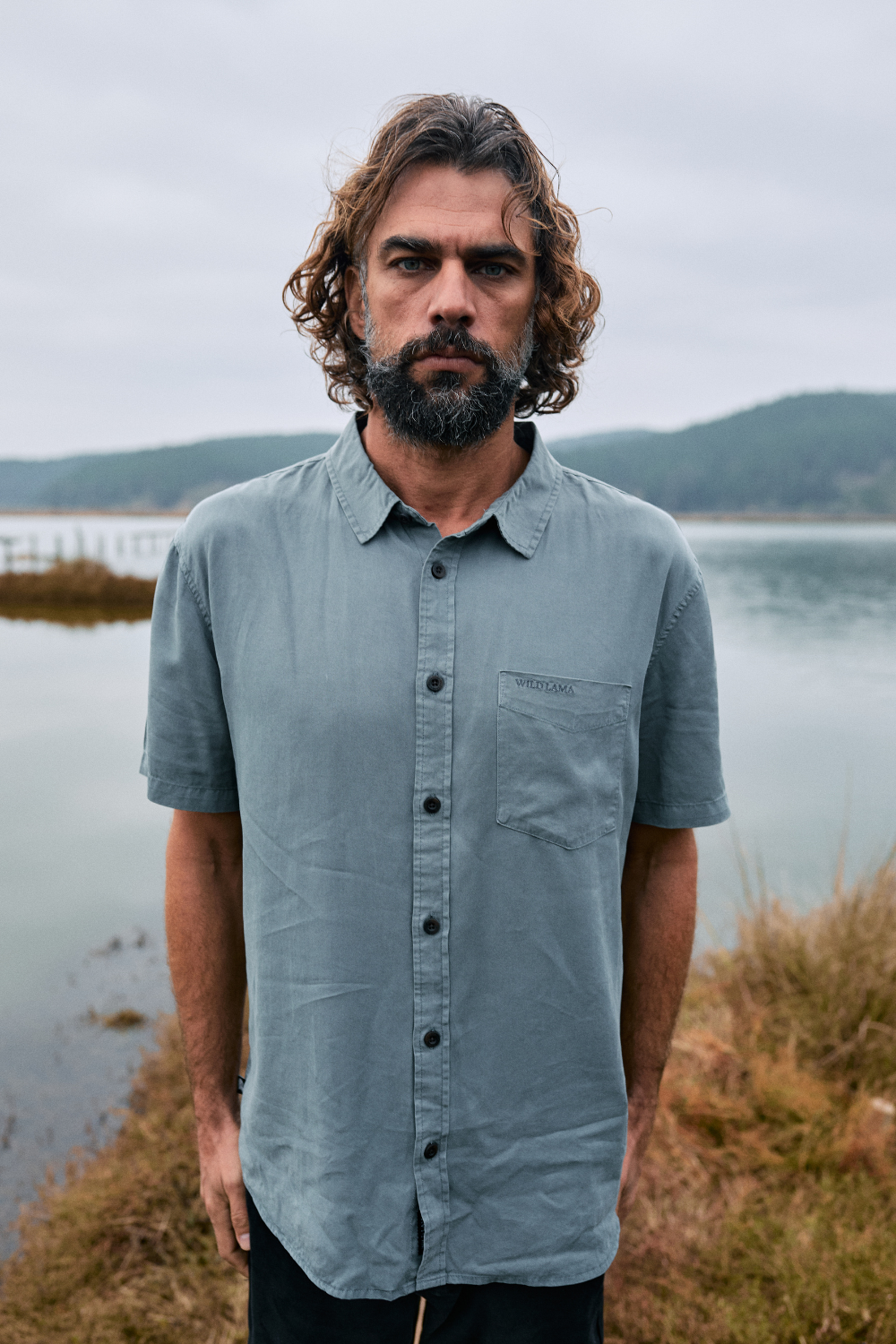 Camisa Jim Petróleo Hombre – Wild Lama