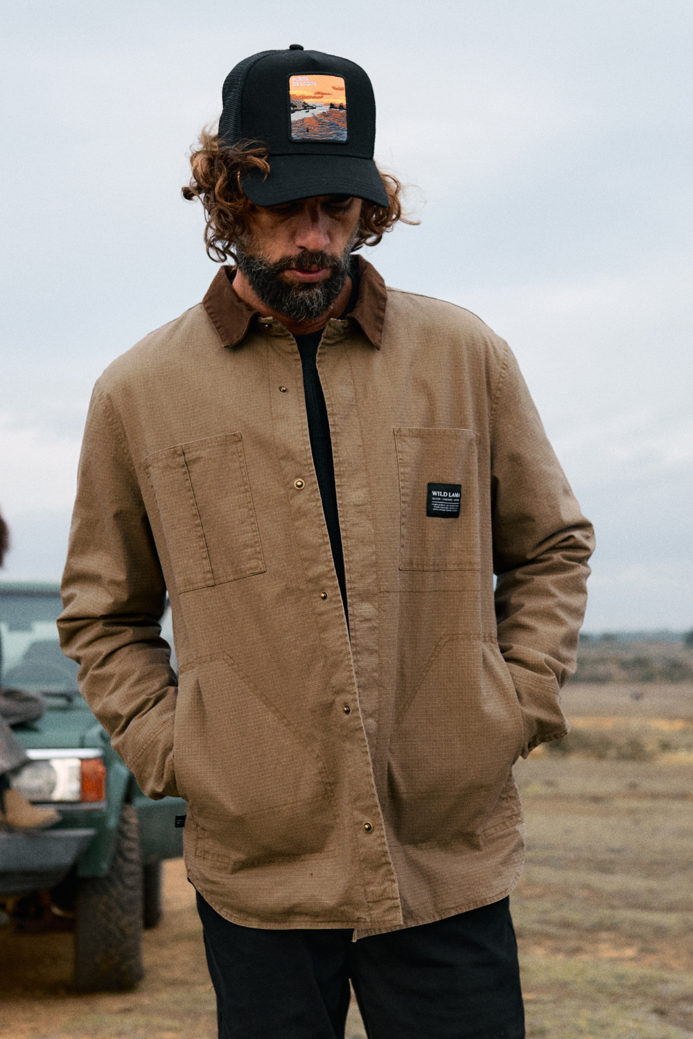 ジャケット・アウター onoma.lab CIVILIZED FIELD COAT Chaqueta Roble Ripstop Orgánica Café Hombre – Wild Lama