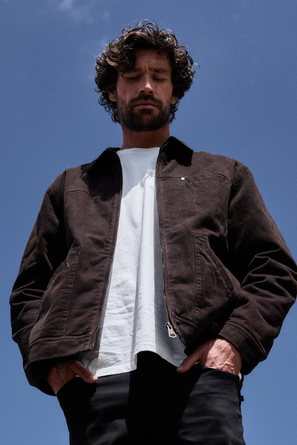 Chaqueta Sven Orgánica Café Hombre – Wild Lama