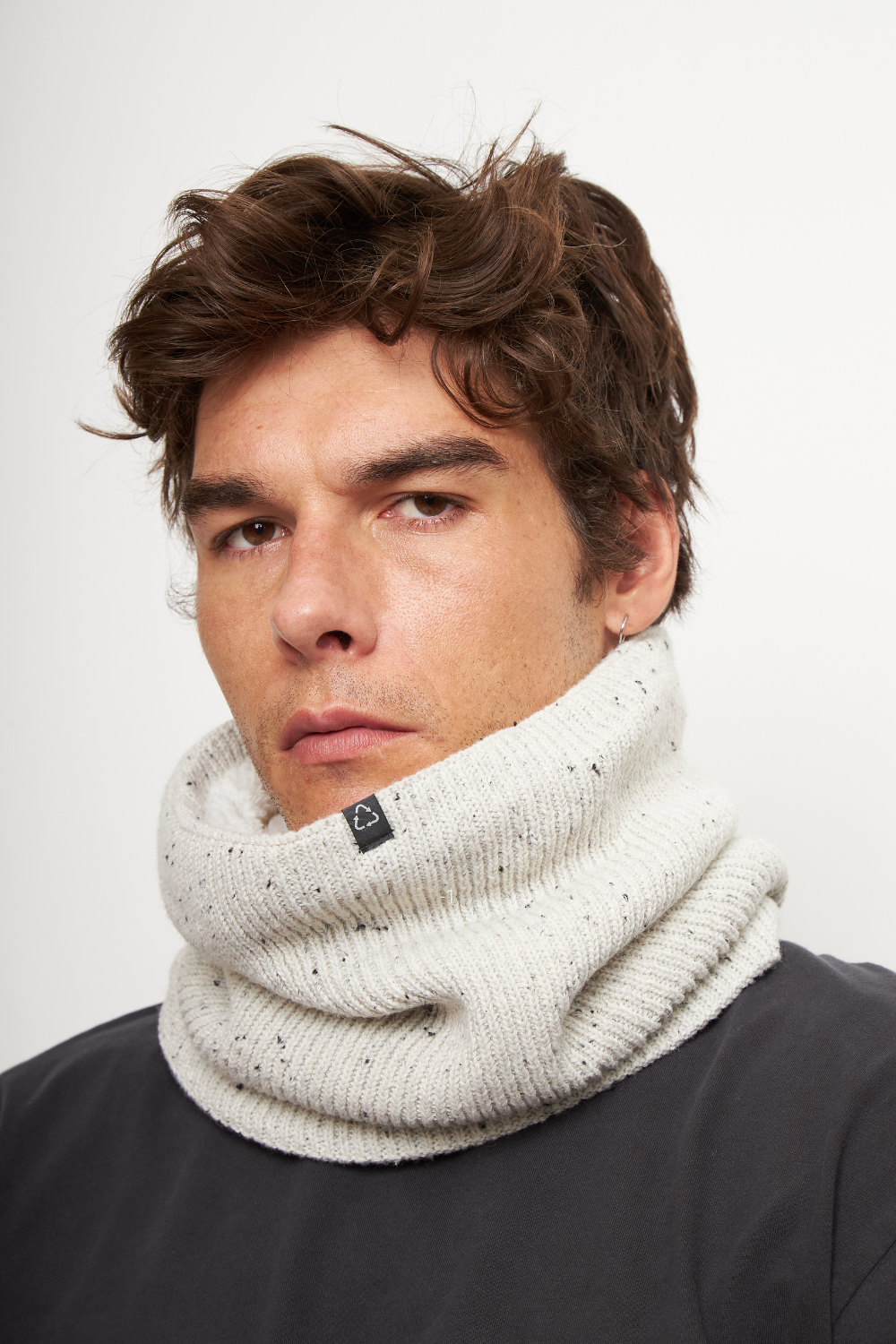Neckwarmer LUA Reciclado Crudo | Wild Lama