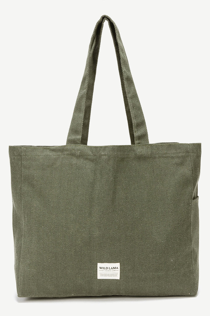 Tote Bag Taca Reciclada Verde Militar