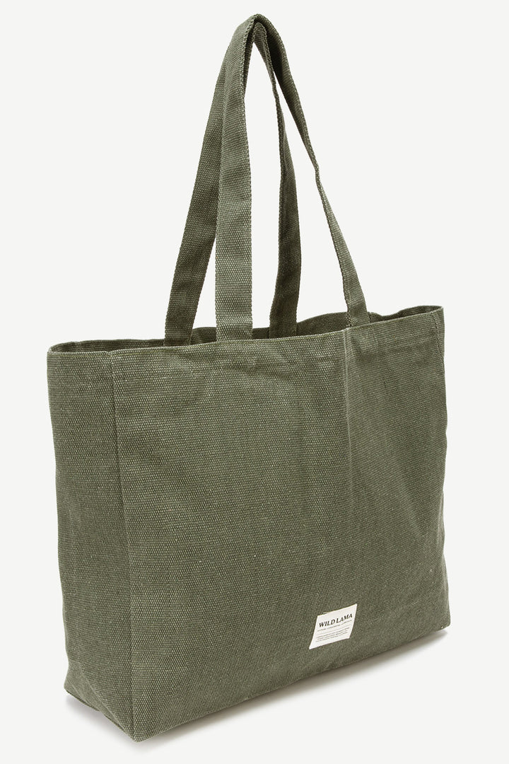Tote Bag Taca Reciclada Verde Militar