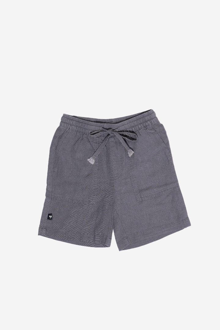 Short Dumay Con Lino Grafito Kids