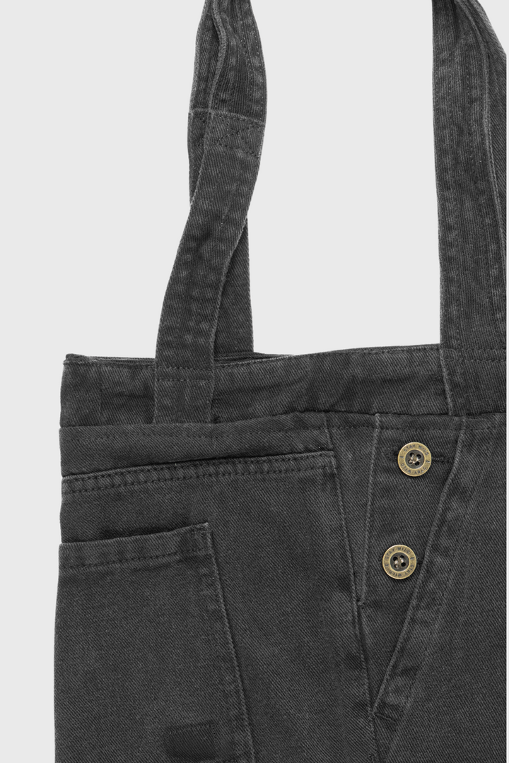 Bolsa Tote Bag Sak Reciclado Negro Rembre