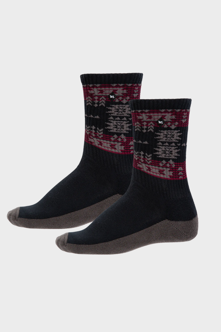 Calcetin Urbano Roku Orgánico Tribal Azul