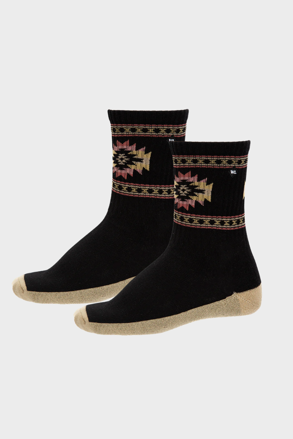 Calcetin Urbano Roku Orgánico Tribal Negro