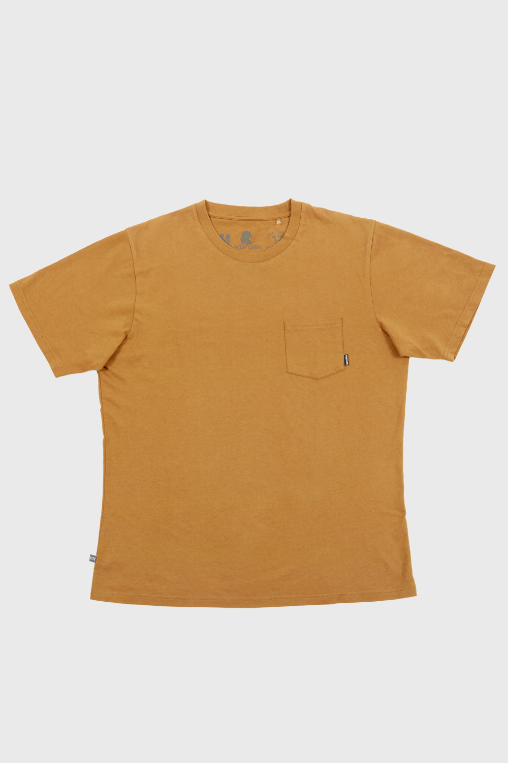 Polera Slim Fit Bichu Orgánica Mostaza Hombre