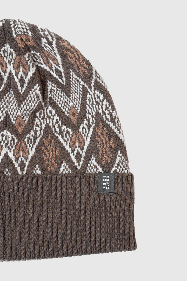 Gorro Kun Reciclado Fit Medio Beige
