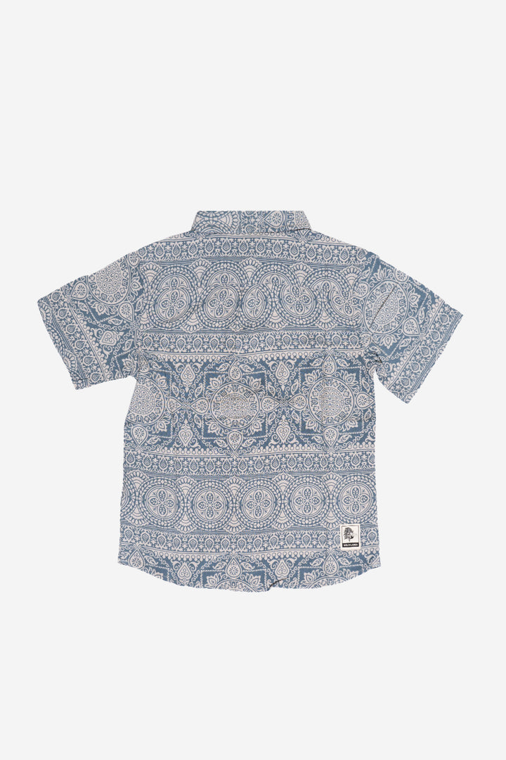 Guayabera Mero Viscosa Crudo Kids
