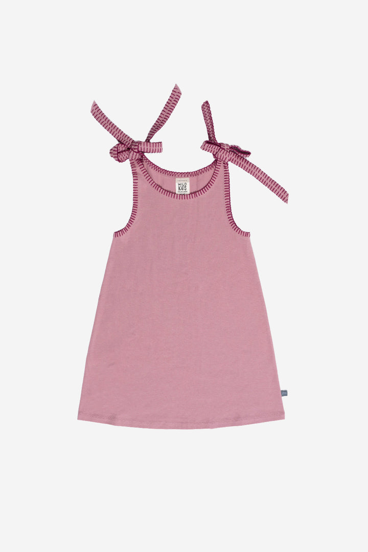 Vestido Lola Orgánico Rosado Kids