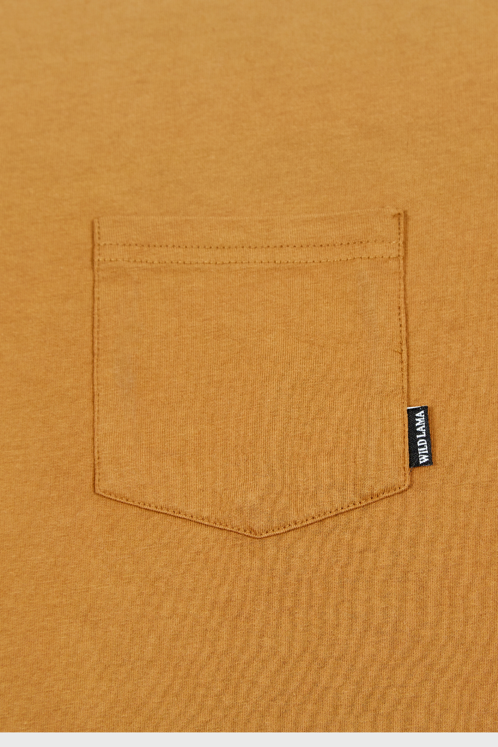 Polera Slim Fit Bichu Orgánica Mostaza Hombre