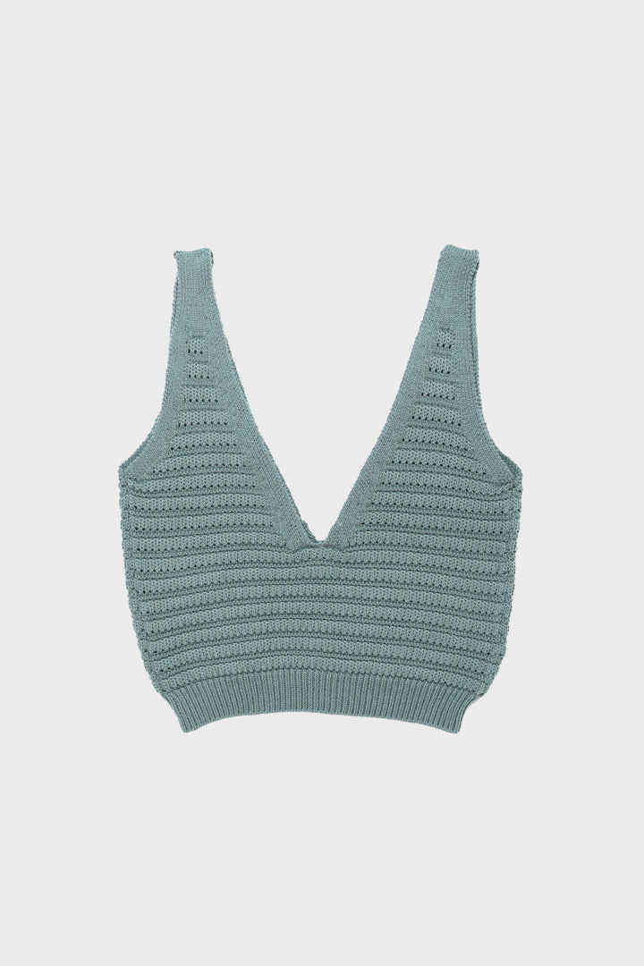 Polera Tejida Sua Verde Mujer