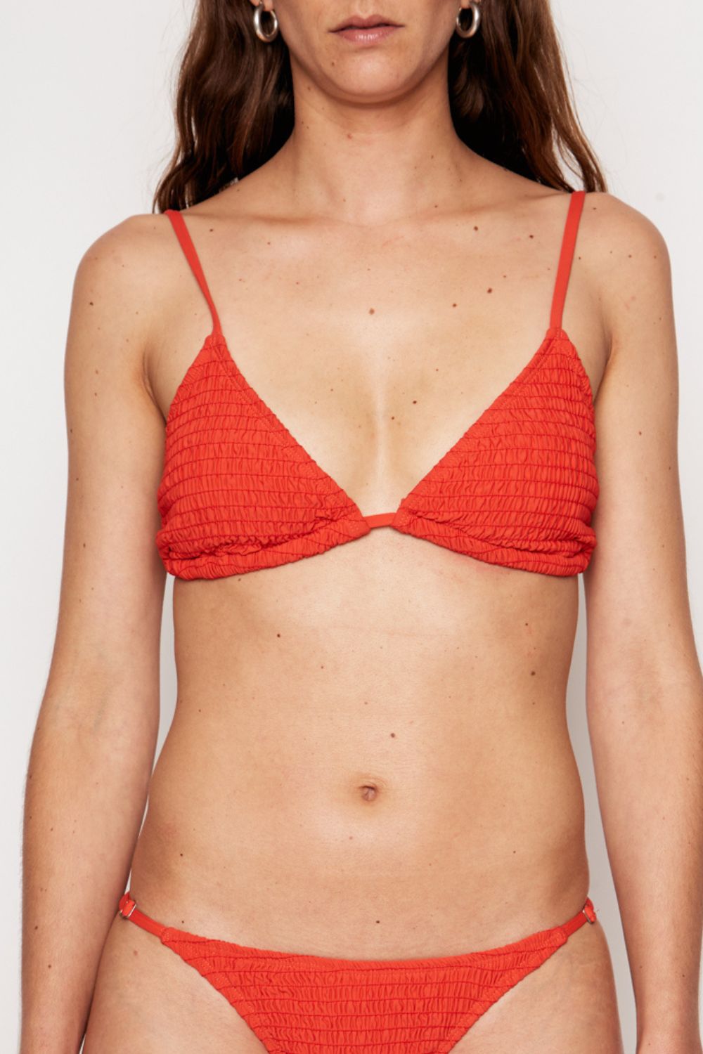 Top Bikini Salinas Reciclado Rojo Mujer