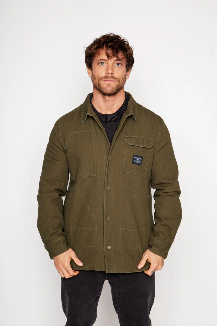 Chaqueta Roble Orgánica Verde Hombre