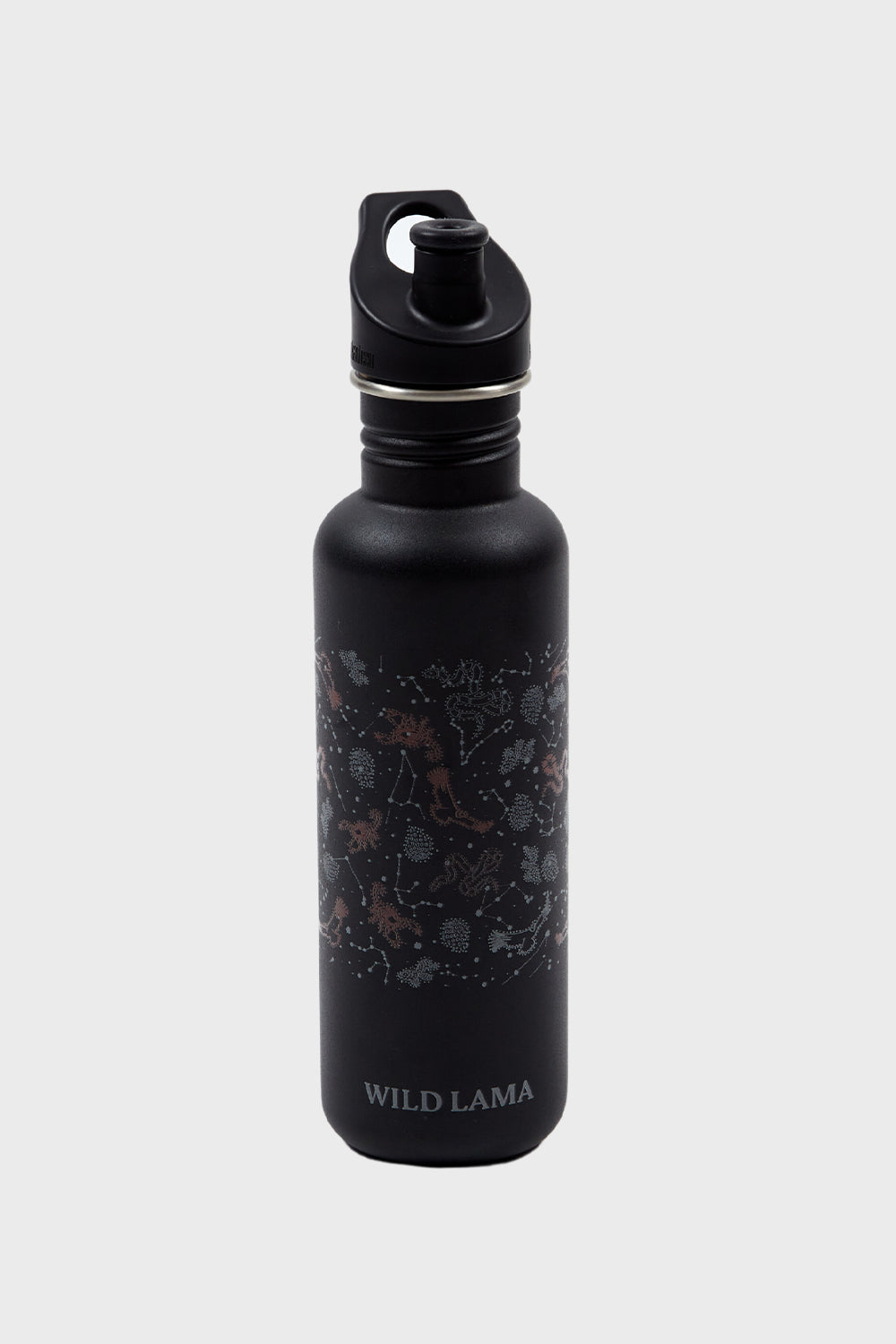 Botella Klean Kanteen Reciclada Deportiva Negro | Wild Lama