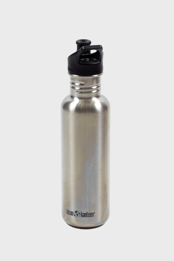 Botella Klean Kanteen Reciclada Deportiva Gris