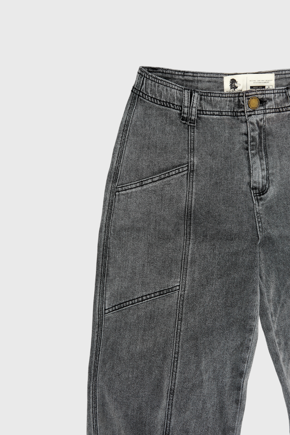 Pantalón Chuga Orgánico Gris Mujer