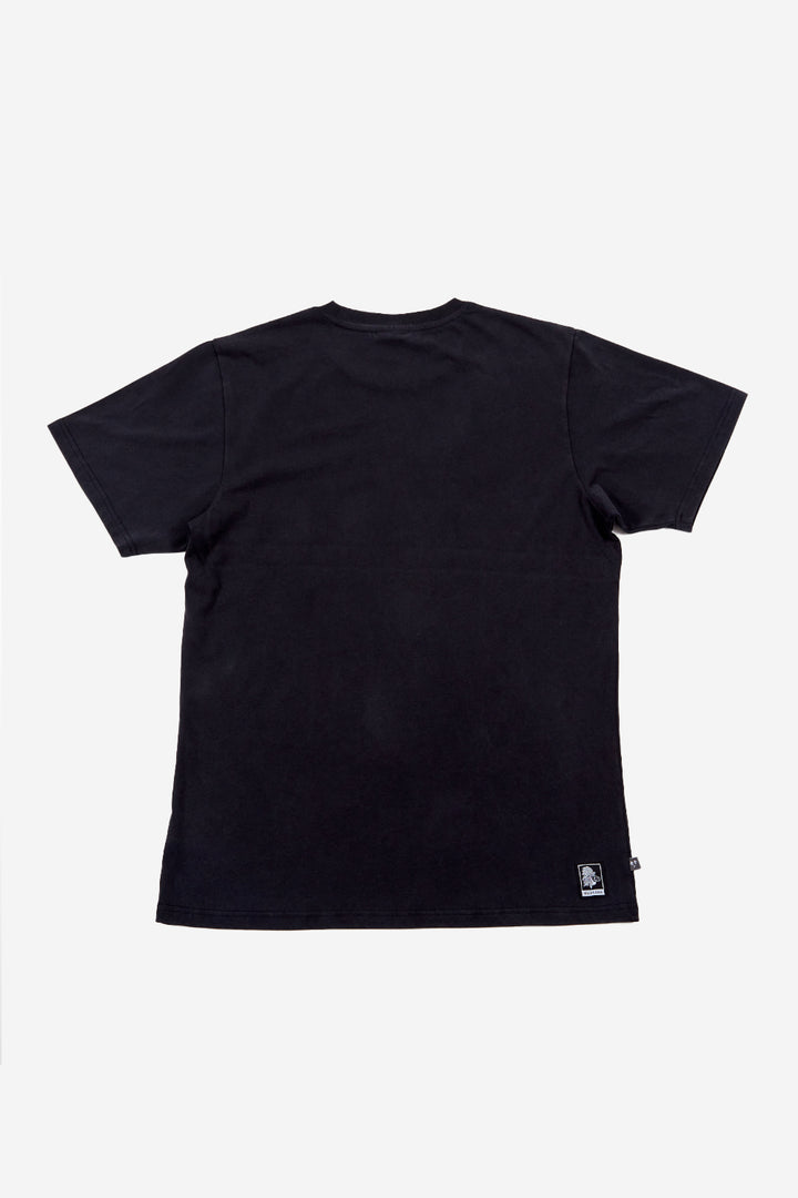 Polera Trona Orgánica Negro Hombre