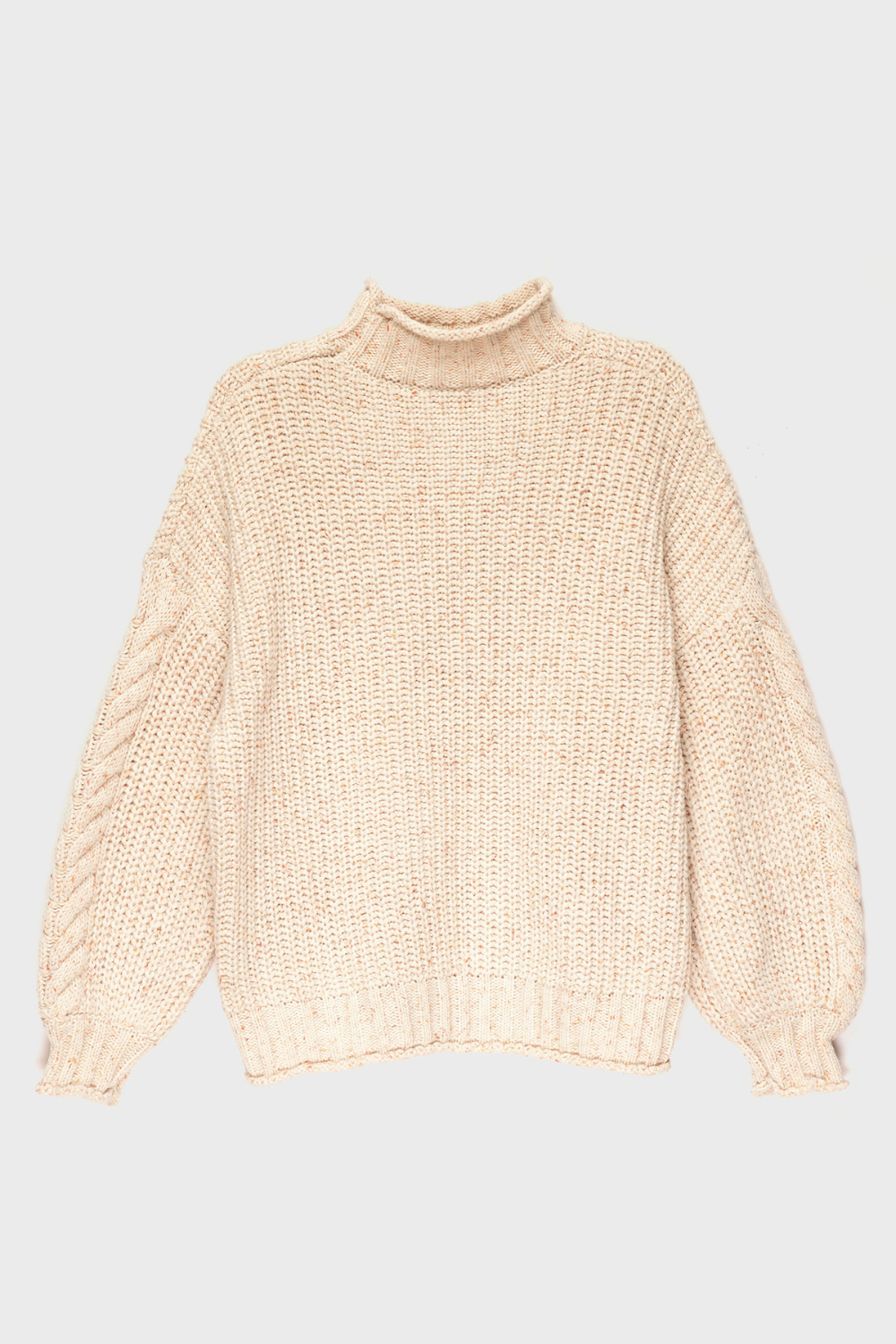 Sweater Treguaco Orgánico Beige Mujer