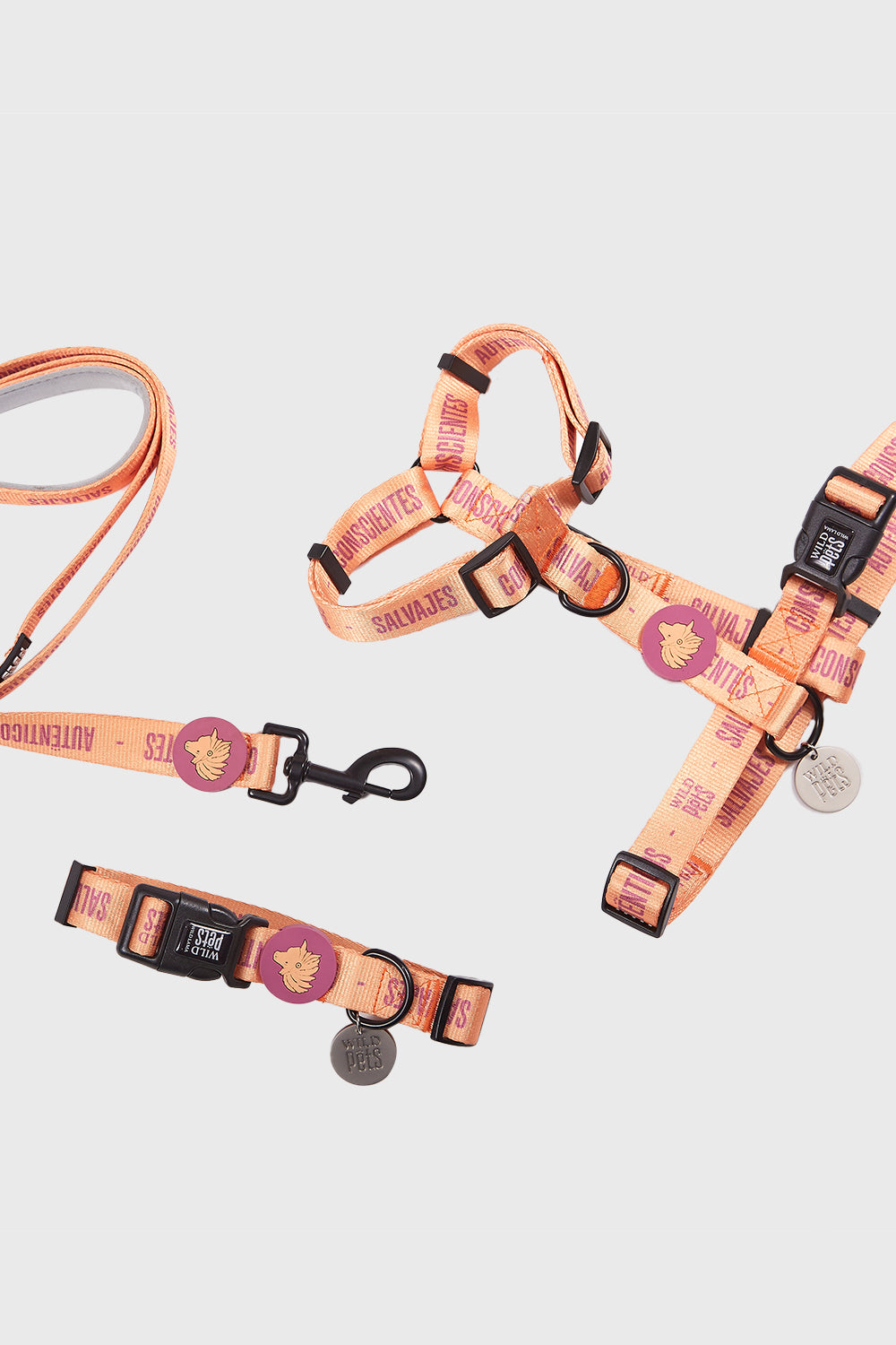 Collar Golfo Reciclado Naranjo Talla M