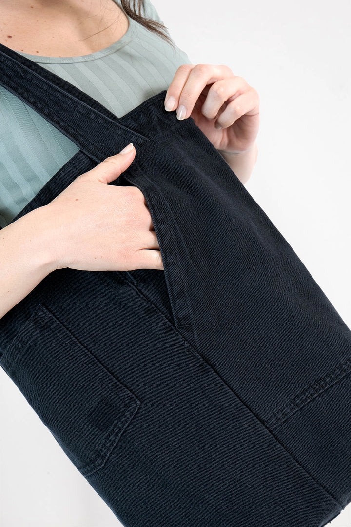 Bolsa Tote Bag Sak Reciclado Negro Rembre
