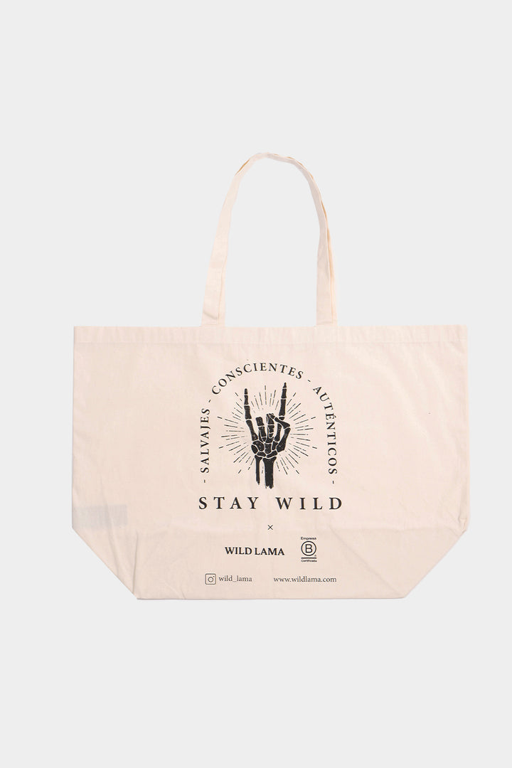 Bolsa Grande Reciclada Stay Wild | Wild Lama