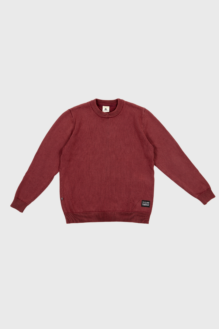 Sweater Tros Orgánico Burdeo Hombre