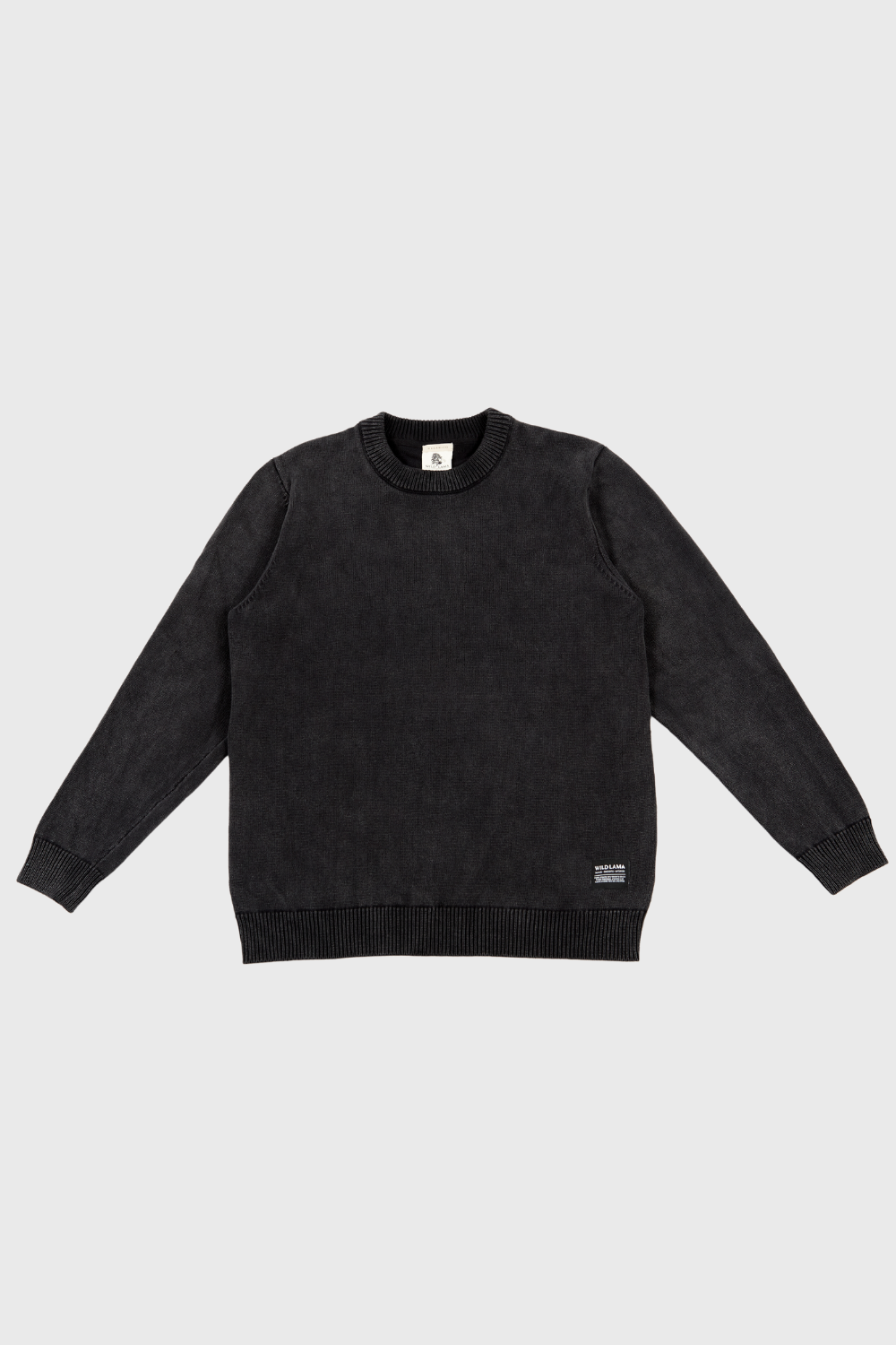 Sweater Tros Orgánico Negro Hombre | Wild Lama