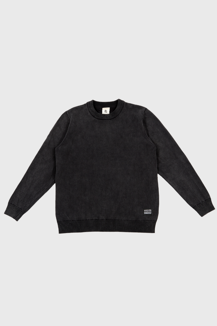 Sweater Tros Orgánico Negro Hombre