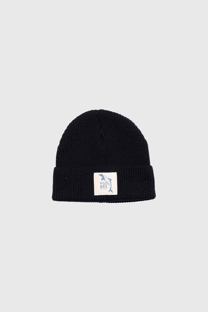Gorro Neve Con Causa Reciclado Negro Kids