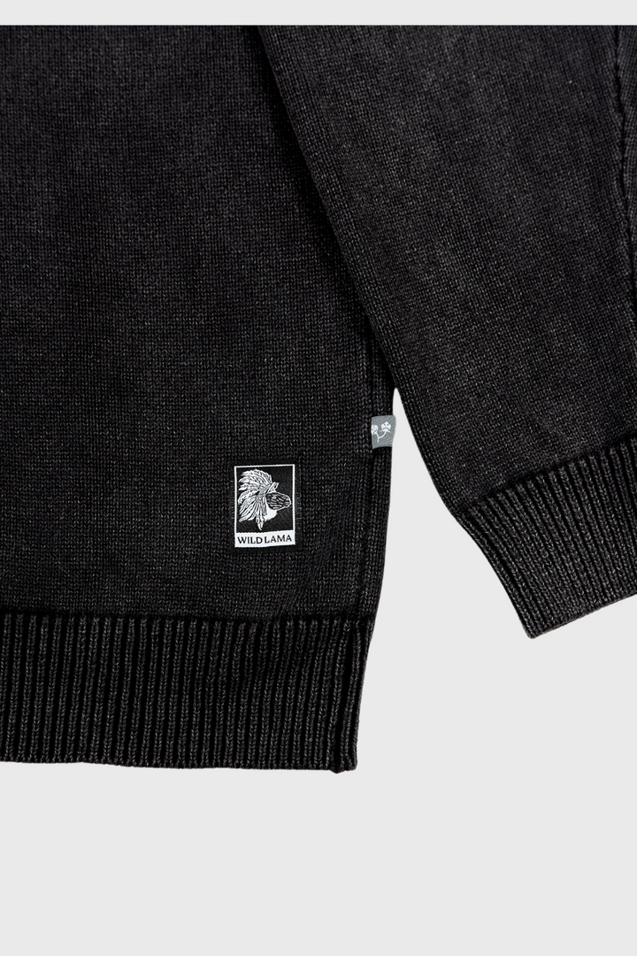 Sweater Tros Orgánico Negro Hombre