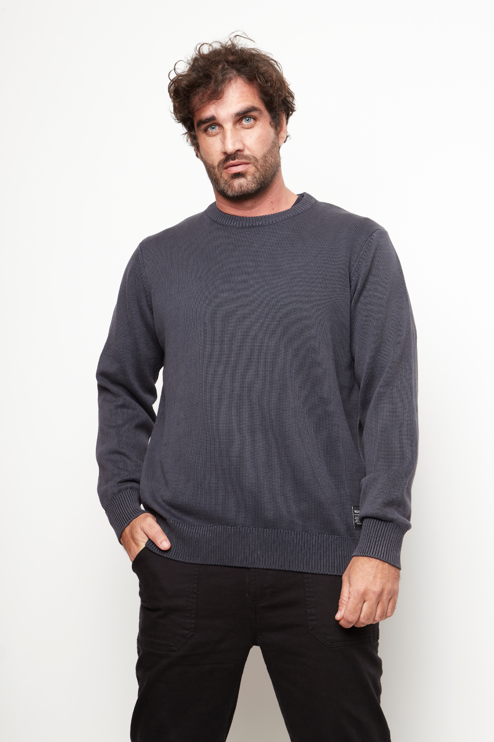 Sweater Tros Orgánico Azul Marino Hombre