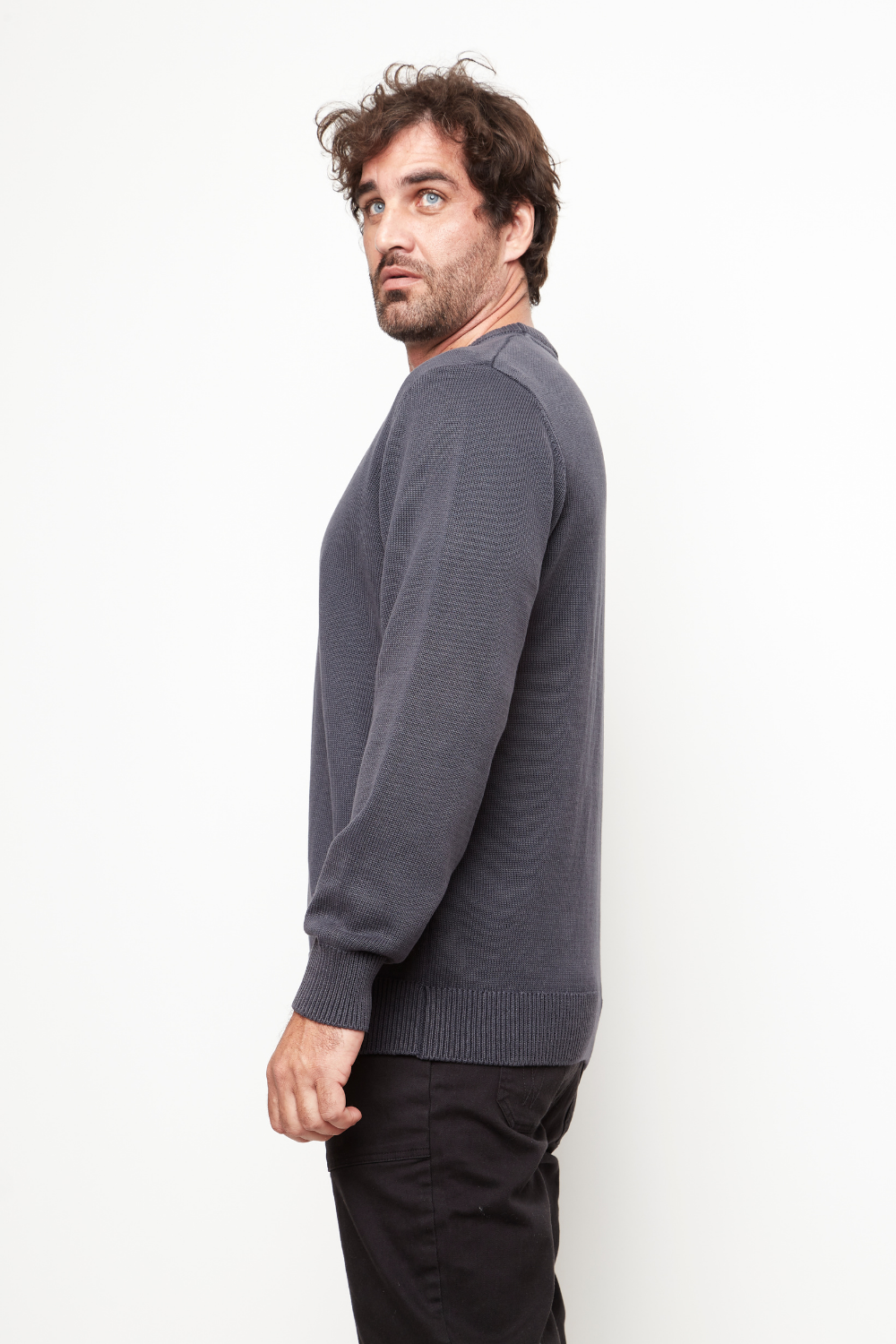Sweater Tros Orgánico Azul Marino Hombre