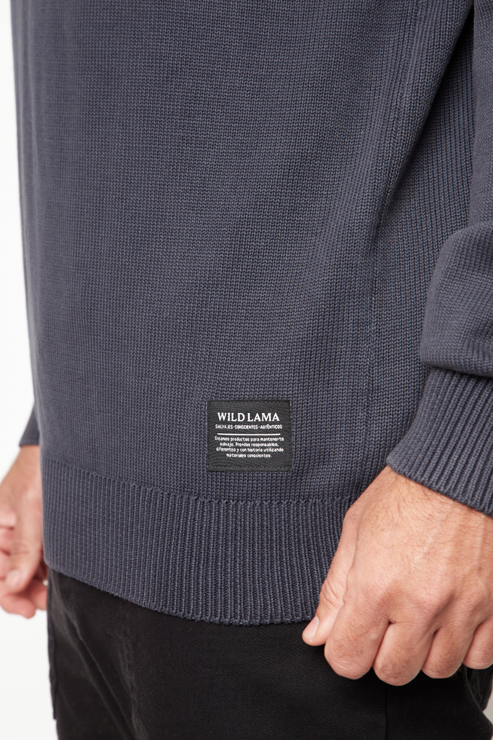 Sweater Tros Orgánico Azul Marino Hombre