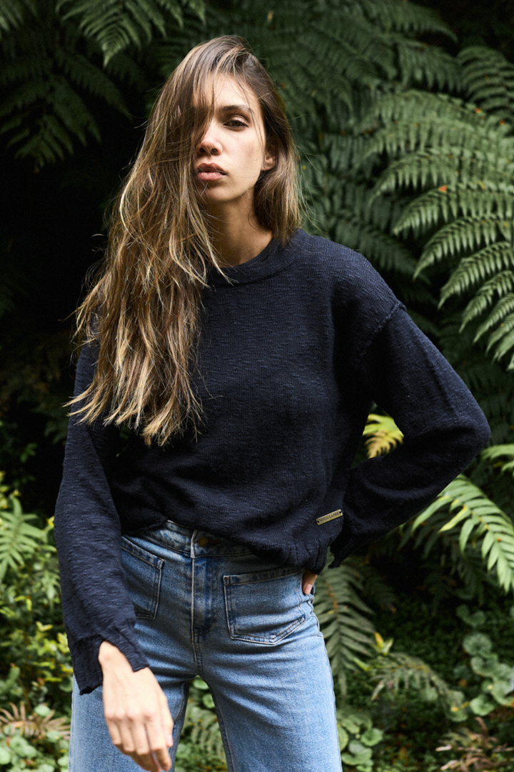 Sweater Uma Orgánico Marengo Mujer