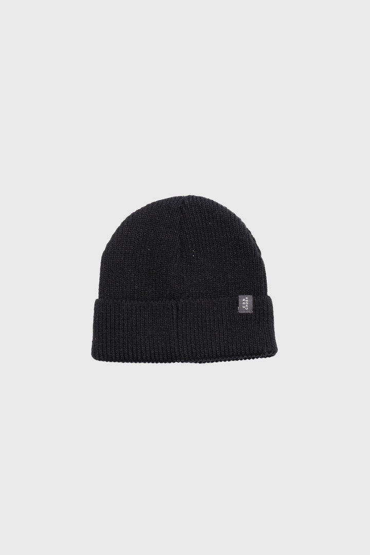 Gorro Neve Con Causa Reciclado Negro Kids | Wild Lama