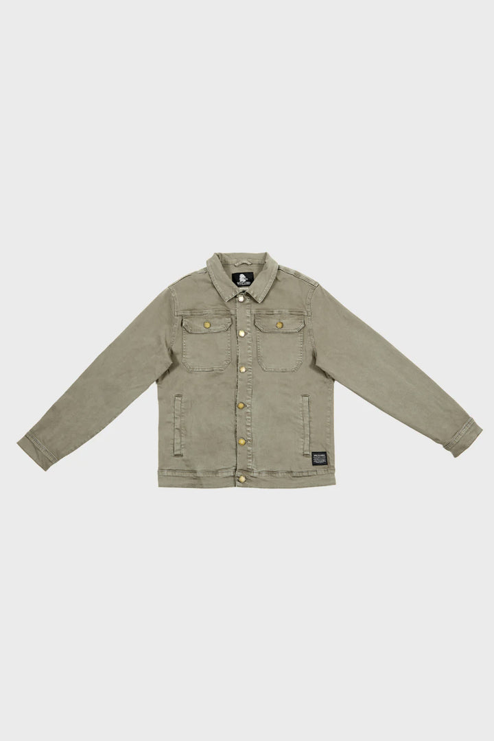 Chaqueta Serrano Orgánico Gris Verdoso Hombre