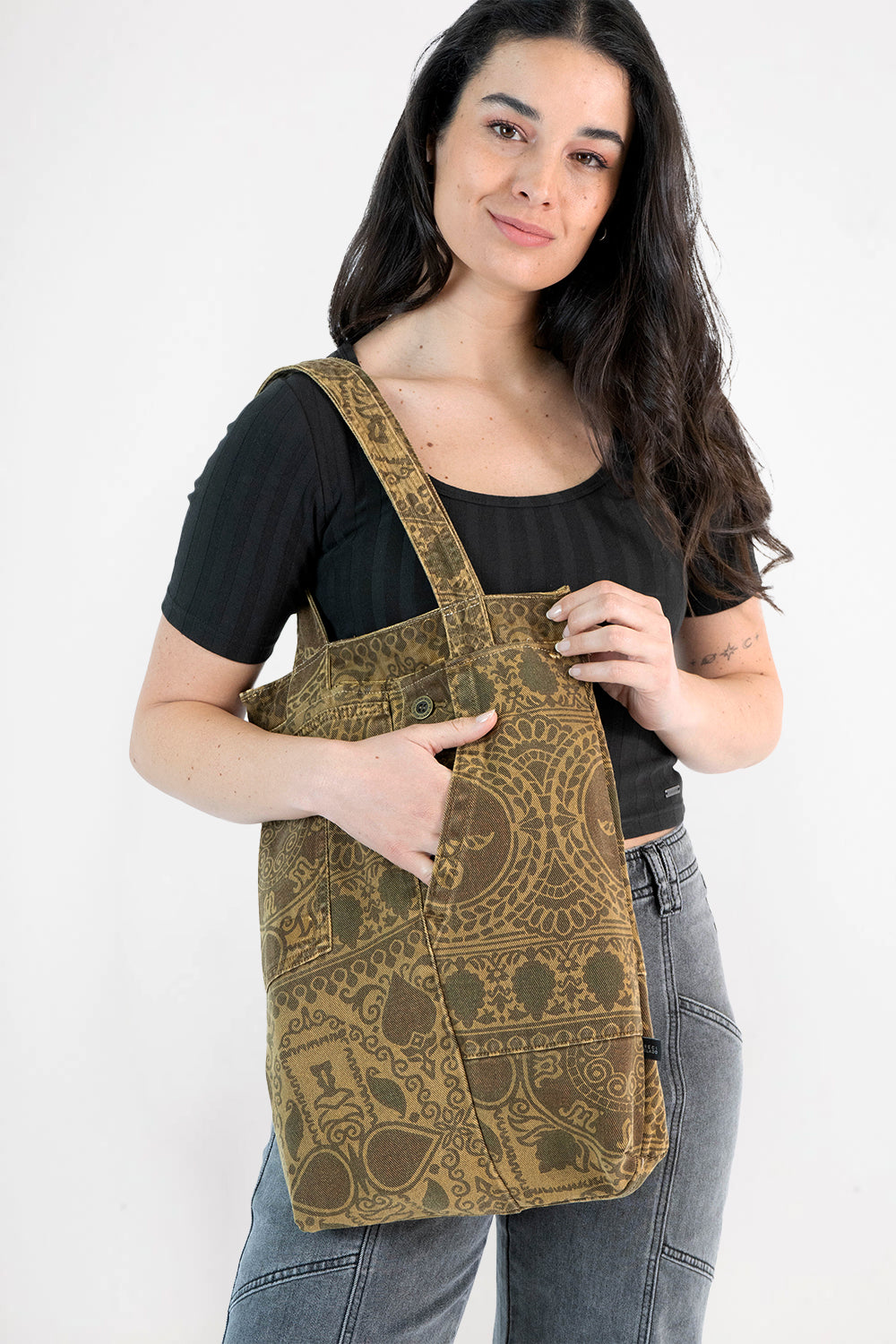 Bolsa Tote Bag Sak Reciclado Print Rembre