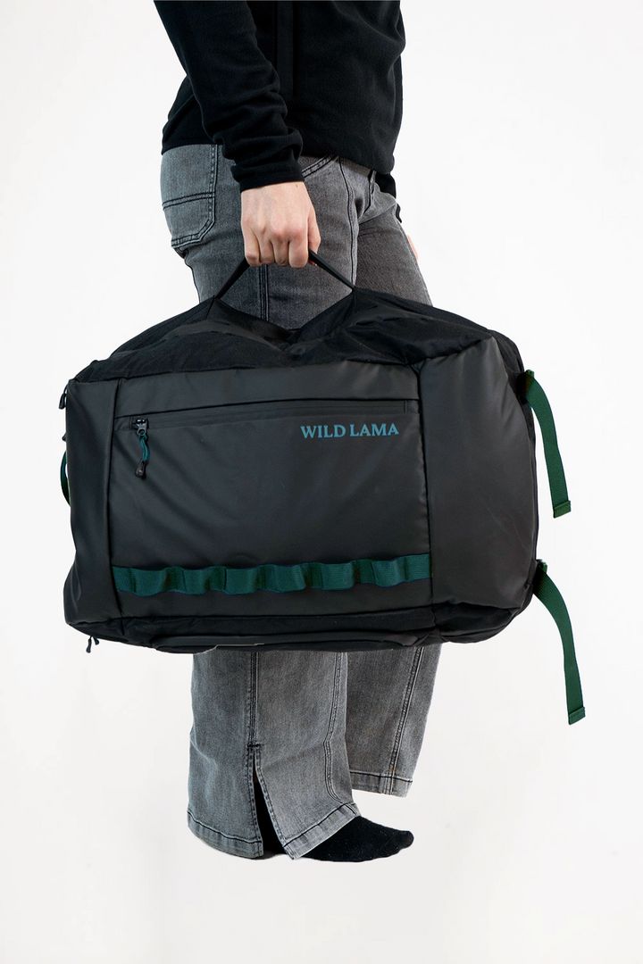 Mochila Travel Duma Reciclada Negra Petróleo 40L