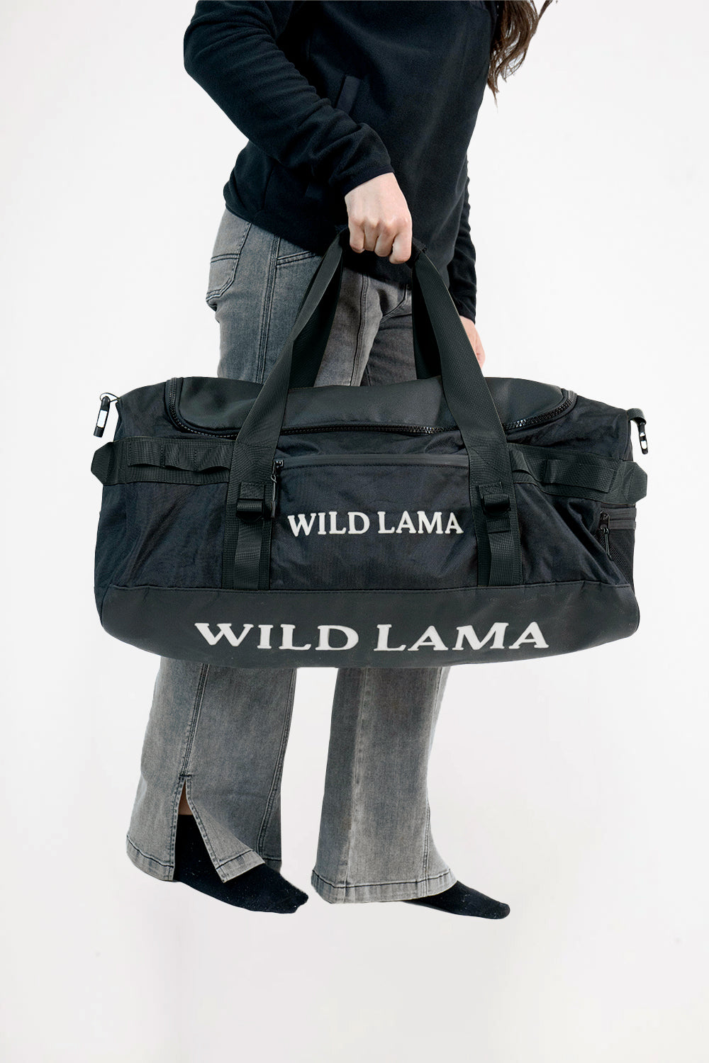 Bolso Travel Bek Reciclada Negra 60L