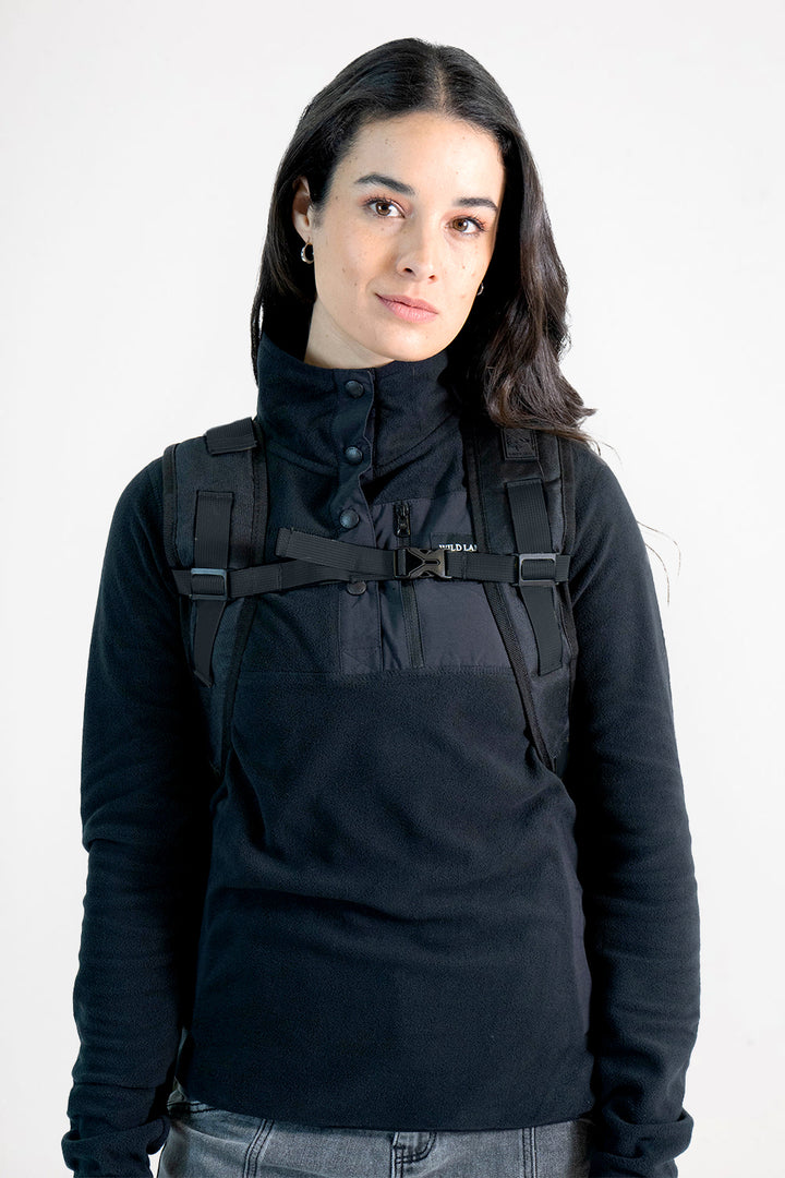 Bolso Travel Bek Reciclada Negra 60L