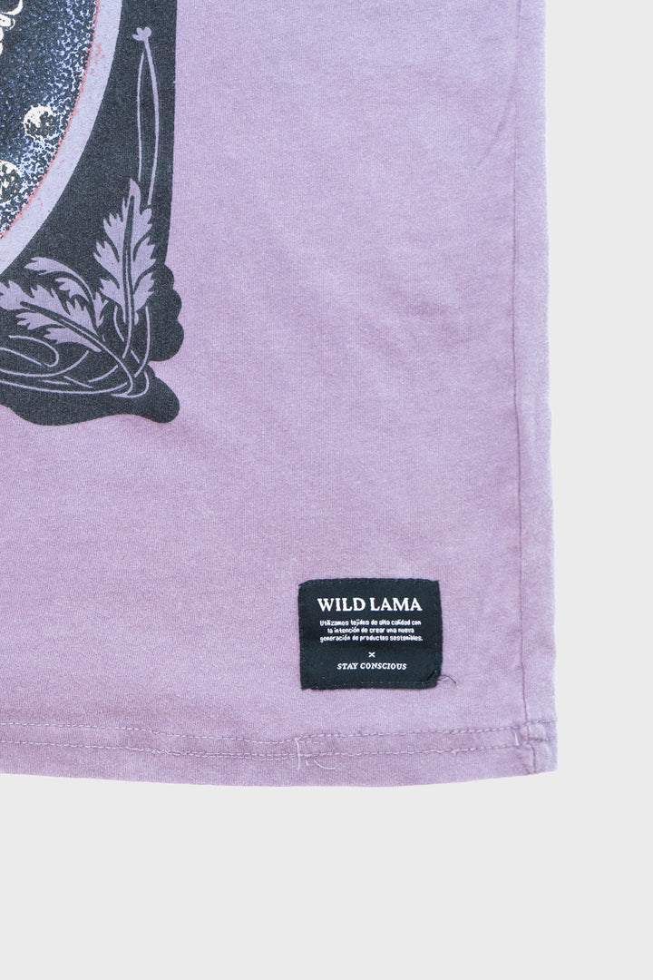 Polera Manga Corta Genovesa Lila Mujer