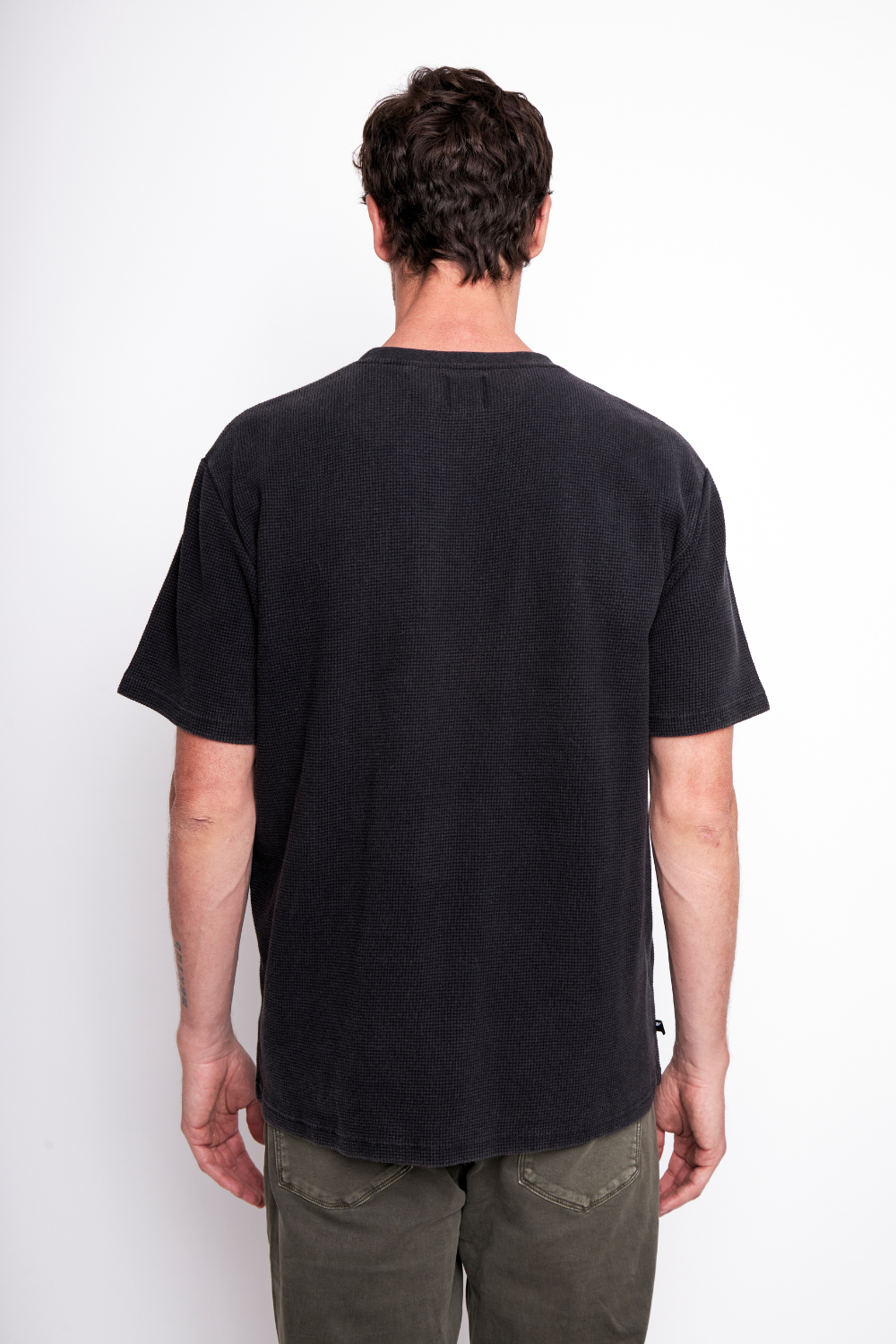 Polera Pater Orgánica Negra Hombre