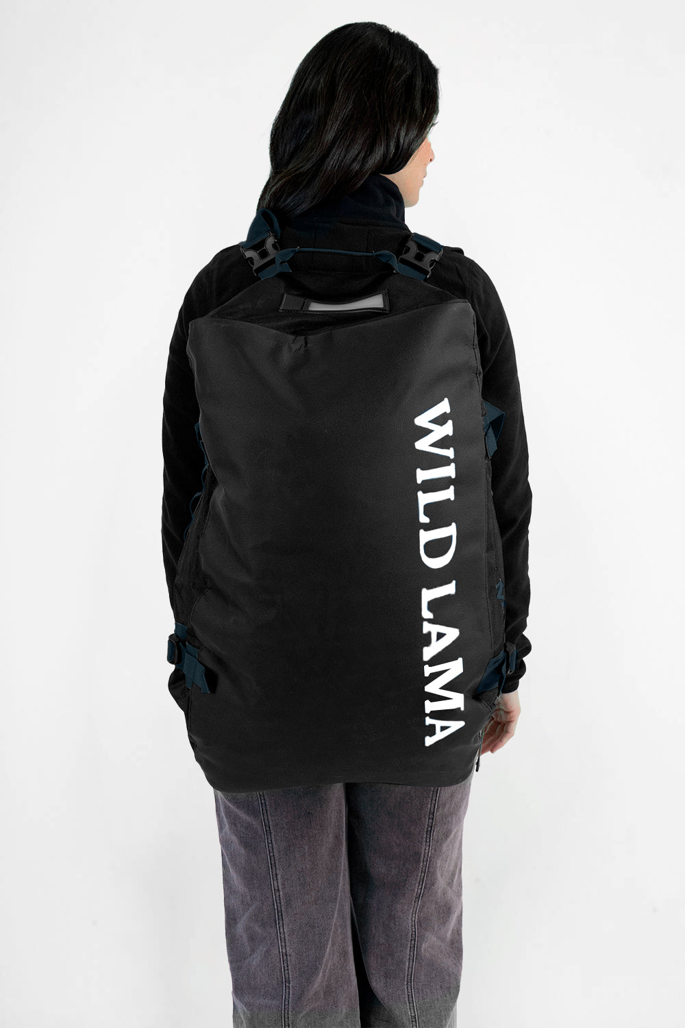 Bolso Travel Bek Reciclada Negra 60L