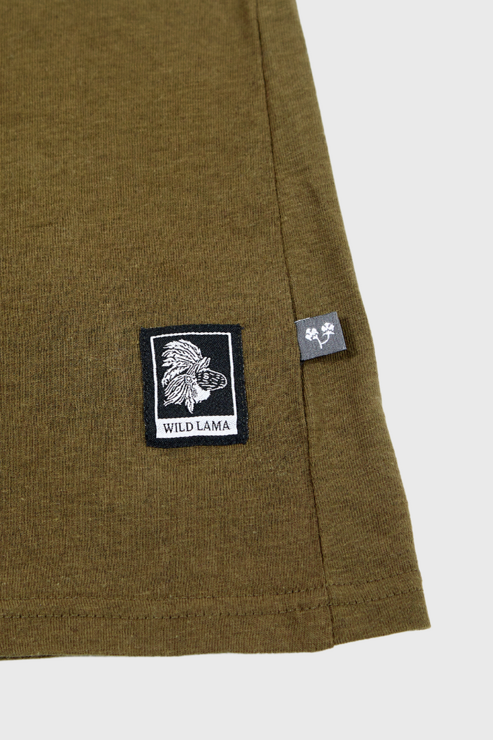 Polera Natre Cáñamo Verde Hombre