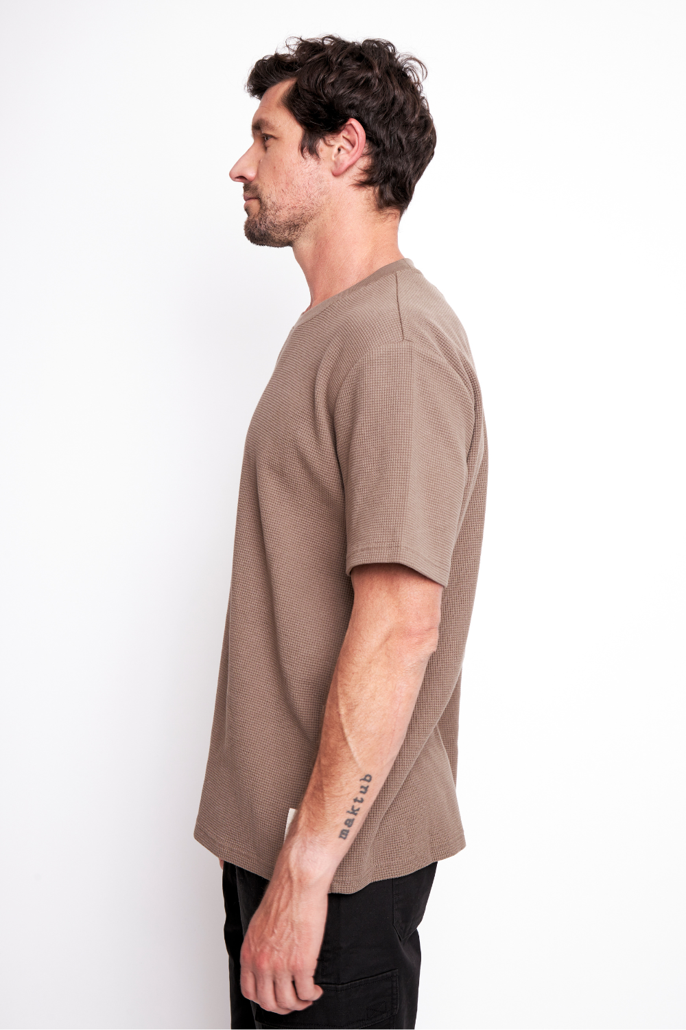 Polera Pater Orgánica Café Hombre