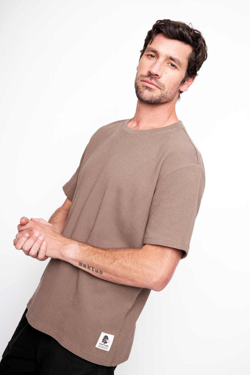 Polera Pater Orgánica Café Hombre