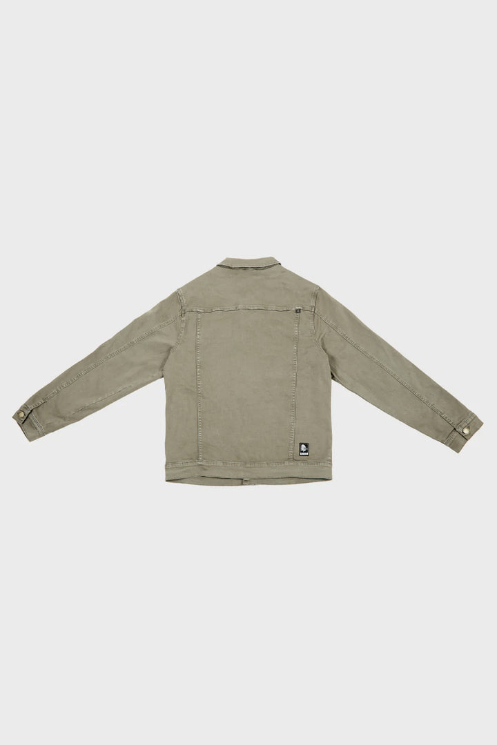 Chaqueta Serrano Orgánico Gris Verdoso Hombre