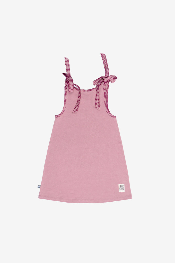 Vestido Lola Orgánico Rosado Kids