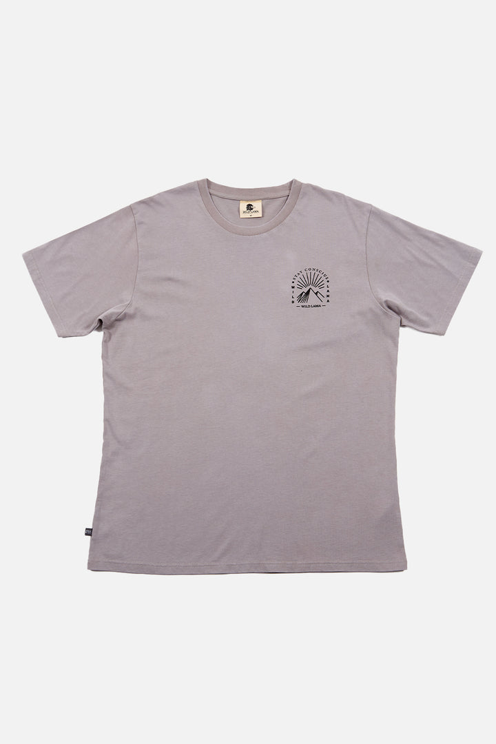 Polera Trona Orgánica Gris Hombre